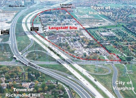 Langstaff Gateway Site Plan in Markham